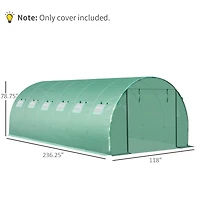 Outsunny 19.7' x 9.8' x 6.6' house Cover Replacement,