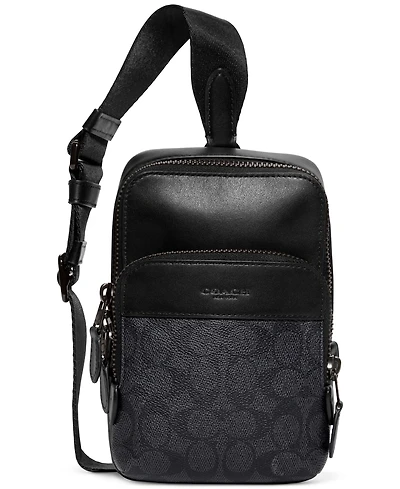 Coach Men's Gotham Sling Signature Jacquard Bag