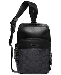Coach Men's Gotham Sling Signature Jacquard Bag