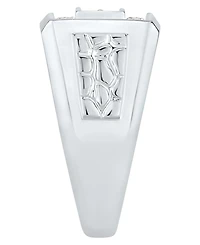 Men's Diamond Cluster Nugget Detail Ring (1 ct. t.w.) in 10k Gold