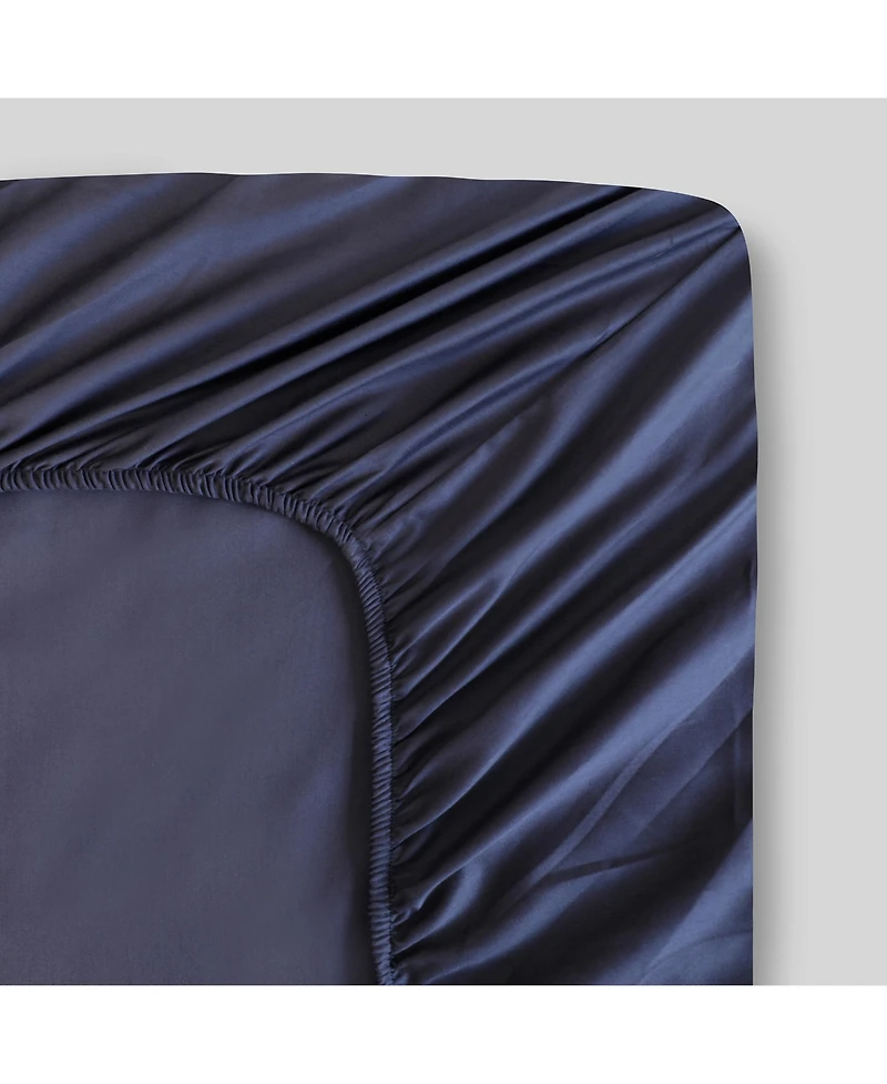 Fabdreams Organic 300 Thread Count Certified Cotton Percale Fitted Sheet