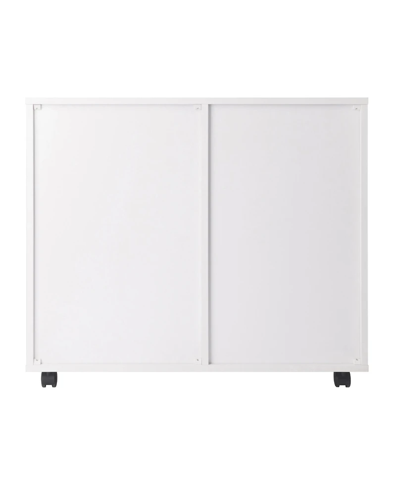 Winsome Halifax 26.3" Wood 2-Drawer Wide Filing Storage Cabinet