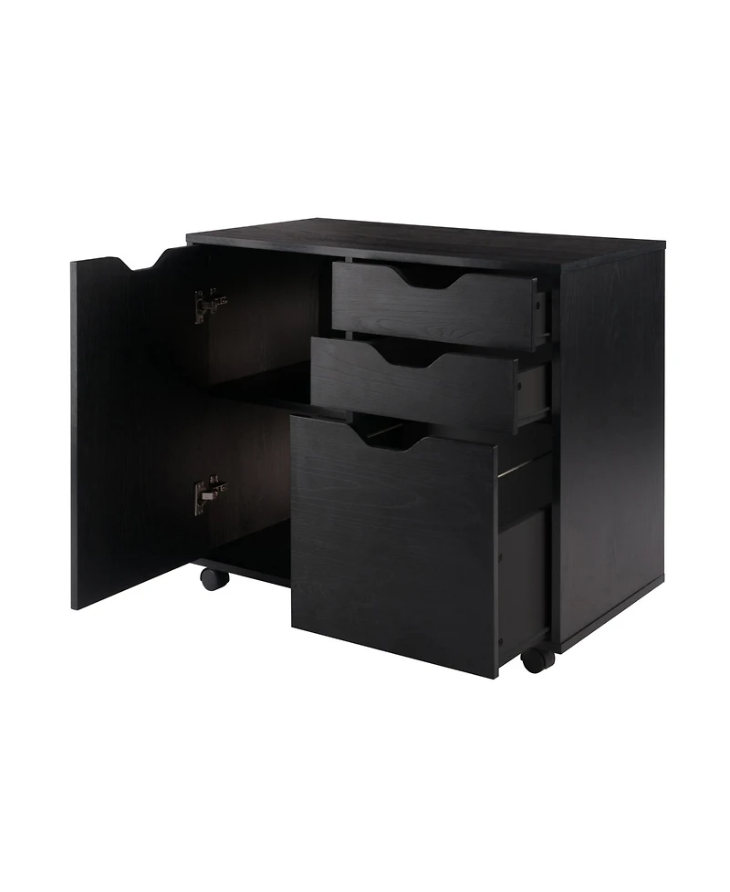 Winsome Halifax 26.3" Wood 2-Drawer Wide Filing Storage Cabinet