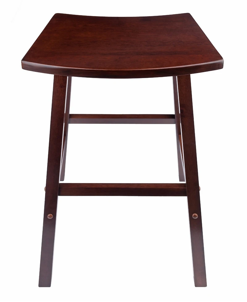 Winsome Katashi 28.62" Wood Fan Shape Bar Stool