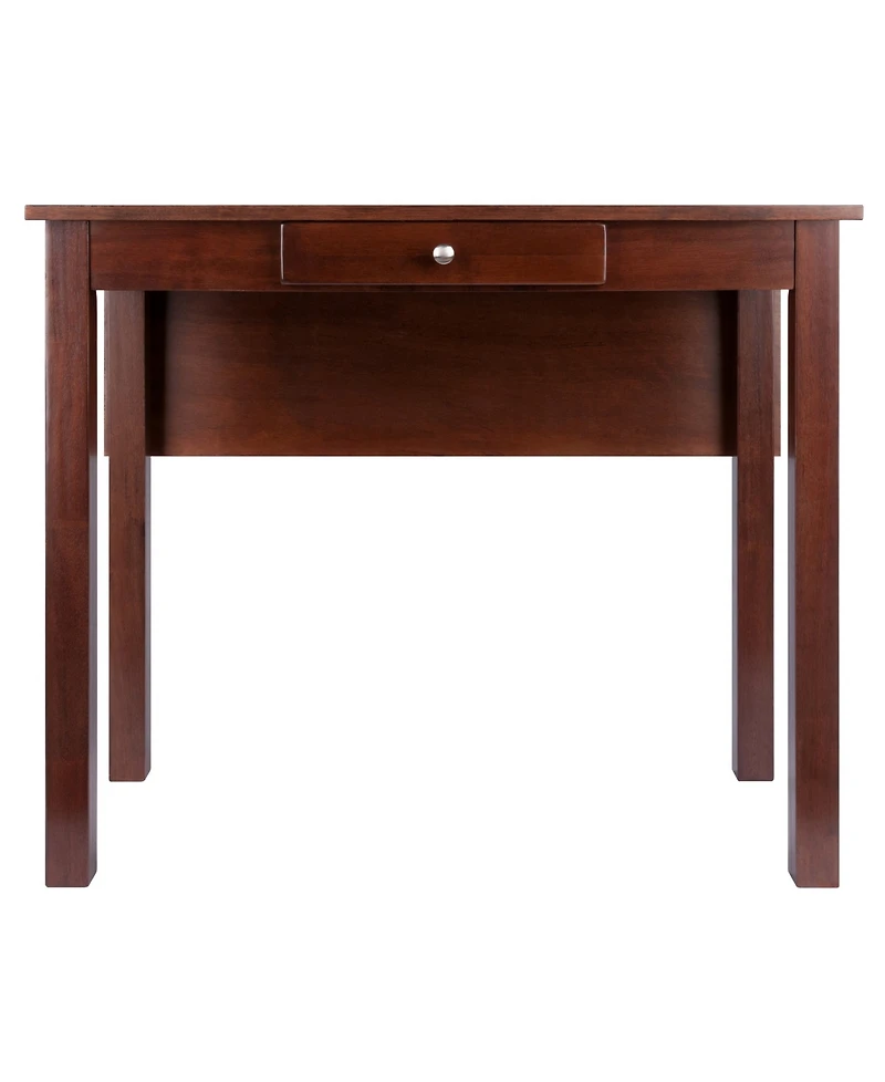 Winsome Perrone 34.06" Wood High Table with Drop Leaf