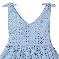 Hope & Henry Baby Girls Bow Shoulder Swing Dress