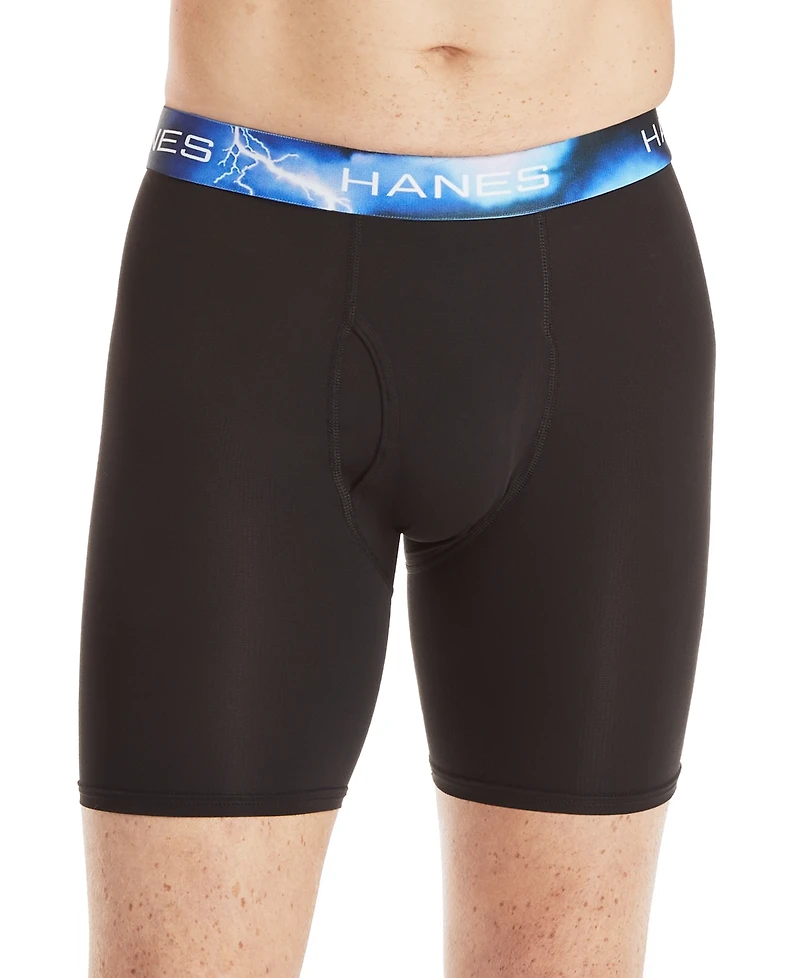 Hanes Men's Classics Ultimate X-Temp 4-Pk. Moisture-Wicking Mesh Boxer Briefs