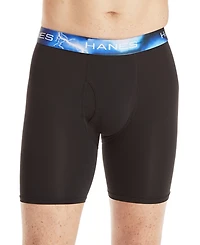 Hanes Men's Classics Ultimate X-Temp 4-Pk. Moisture-Wicking Mesh Boxer Briefs