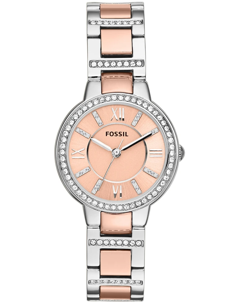 Fossil Virginia Two-Tone Stainless Steel Watch 30mm