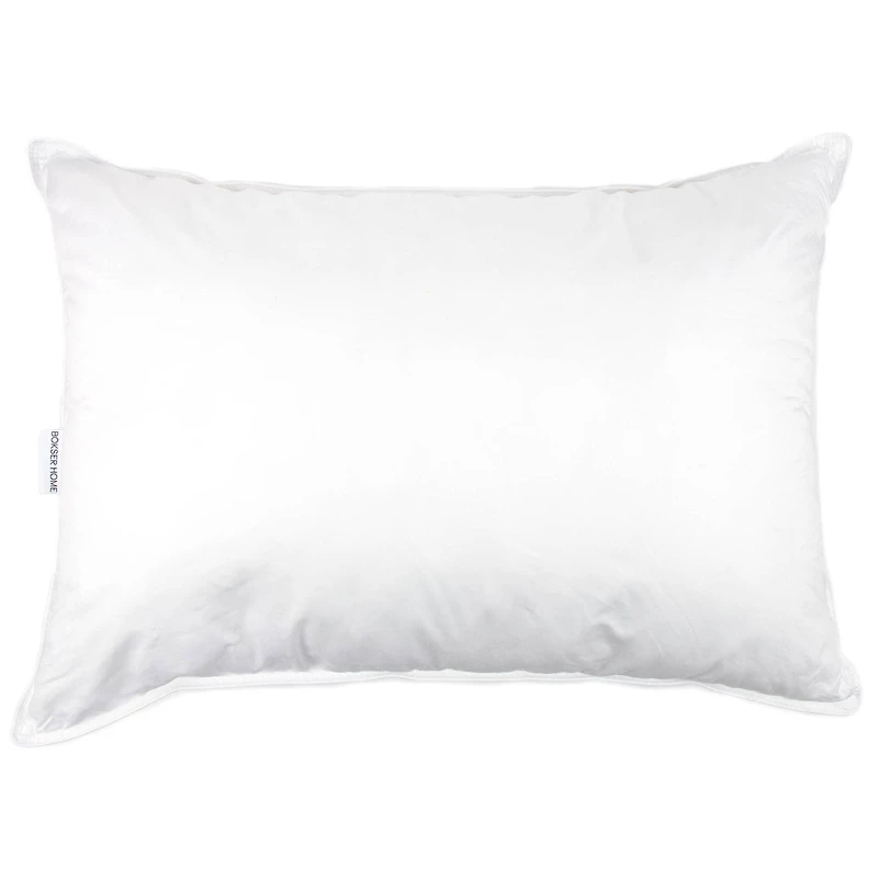 Firm 700 Fill Power Luxury White Duck Down Bed Pillow