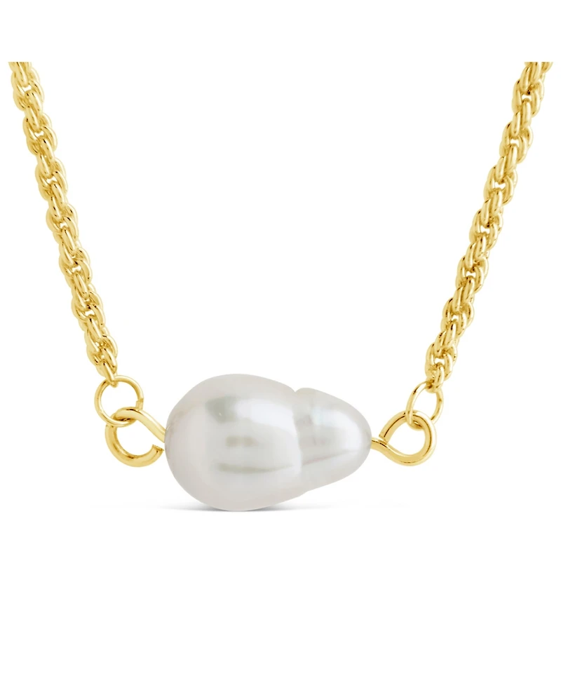 Sterling Forever Elyse Cultured Freshwater Pearl Pendant Necklace