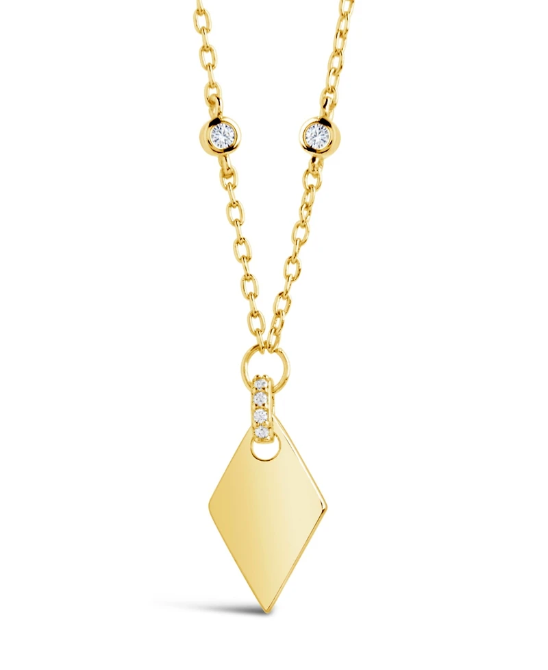Sterling Forever Louise Pendant Necklace