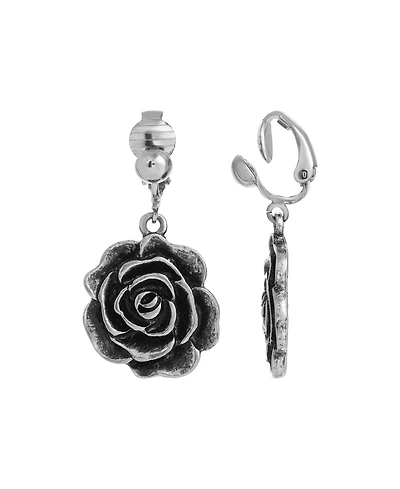 2028 Flower Clip Earrings