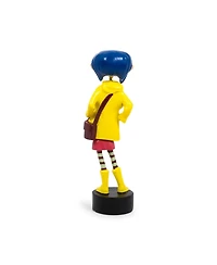 Surreal Entertainment Coraline in Rain Coat Pvc Bobble Figure for Adults Only | Collectible Bobblehead Action Figure, Desk Toy Accessories | 5 Inches