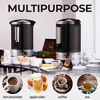 Premium 100 Cup Commercial Coffee Urn - Large Coffee Dispenser