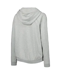 Women's Nike Heather Gray Brazil National Team Lockup Varsity Fleece Raglan Pullover Hoodie