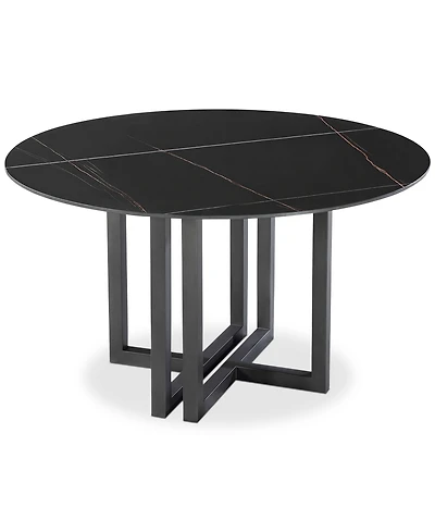 Emila Round Sintered Stone Dining Table, Created for Macy's