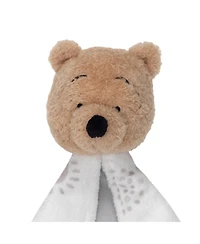 Lambs & Ivy Disney Baby Winnie The Pooh Lovey White/Gray Security Blanket