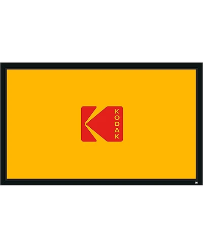Kodak 120” Projector Screen with Fixed Frame, Black Velvet & White Pvc