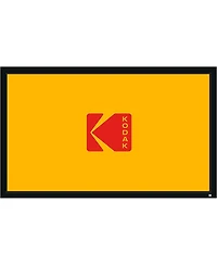 Kodak 120” Projector Screen with Fixed Frame, Black Velvet & White Pvc