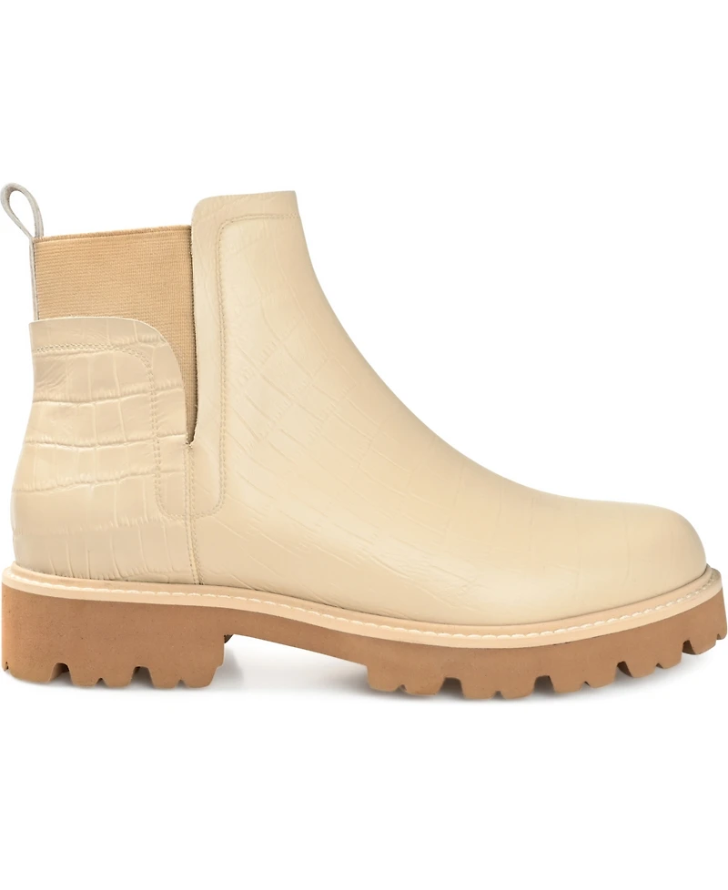 Journee Signature Women's Bristol Lug Sole Ankle Booties