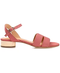 Journee Signature Women's Starlee Ankle Strap Sandals