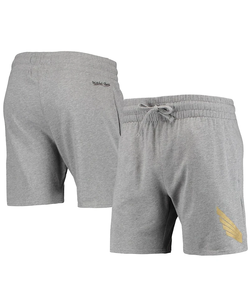 Women's Mitchell & Ness Heathered Gray Lafc Logo Shorts