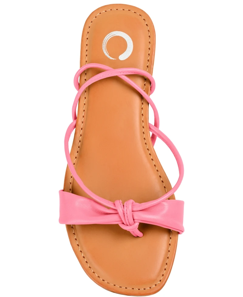 Journee Collection Women's Jiyrie Tie-Up Sandal