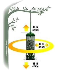 Brome Squirrel Buster Mini Wild Bird Feeder, 11.5-inches