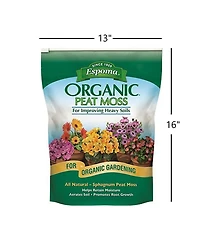 Espoma PTM8 Peat Moss, Organic, 8 Qts.
