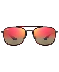 Maui Jim Unisex Keokea 55 Sunglasses