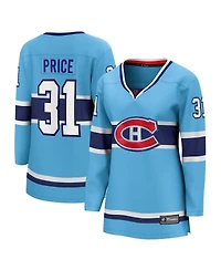 Women's Fanatics Carey Price Light Blue Montreal Canadiens Special Edition 2.0 Breakaway Player Jersey