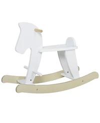 Qaba Wooden Rocking Horse Toddler Baby Ride-on Toys for Kids 1-3 Years