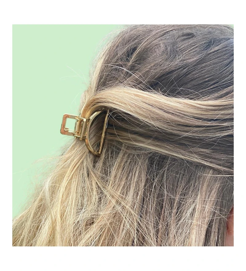 Claw Clip Set of 2 - Pretty Gold