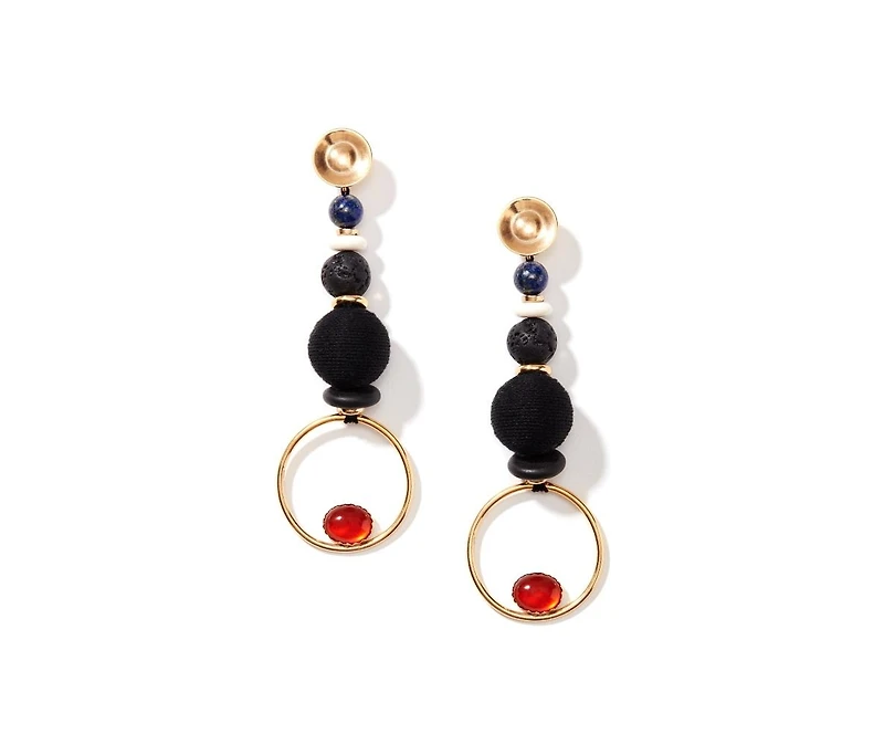 Nectar Nectar New York Fluid Flame Dangle Earrings