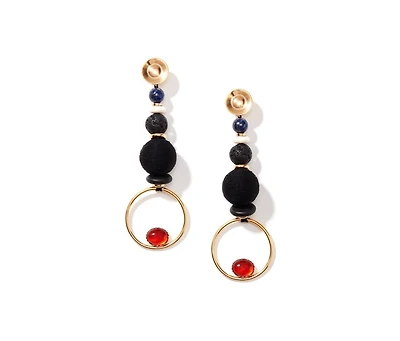 Nectar Nectar New York Fluid Flame Dangle Earrings