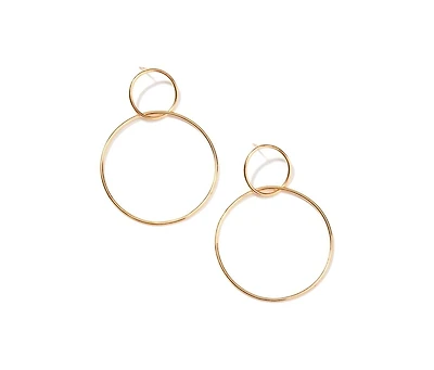 Nectar Nectar New York Bold Link Hoop Earrings