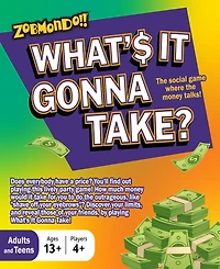Zobmondo What's it Gonna Take Board Game Big Question and Answer Family Game