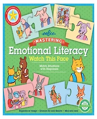 Eeboo Watch this Face All Learner Levels Puzzle 48 Piece Set