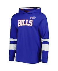 Men's Tommy Hilfiger Royal, White Buffalo Bills Alex Long Sleeve Hoodie T-shirt