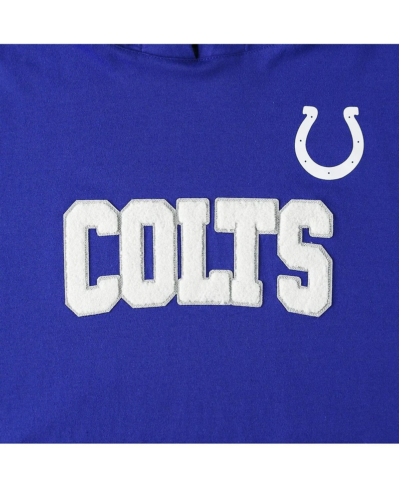 Men's Tommy Hilfiger Royal, White Indianapolis Colts Alex Long Sleeve Hoodie T-shirt