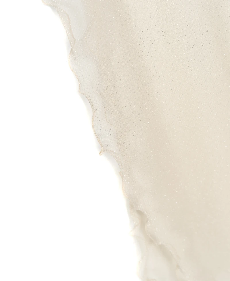 I.n.c. International Concepts Ruffle-Edge Metallic Evening Wrap, Created for Macy's