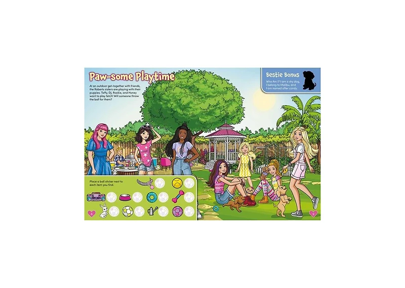 Barbie Dreamhouse Seek-and-Find Adventure: 100% officially Licensed by Mattel, Sticker & Activity Book For Kids Ages 4 to 8 by Mattel
