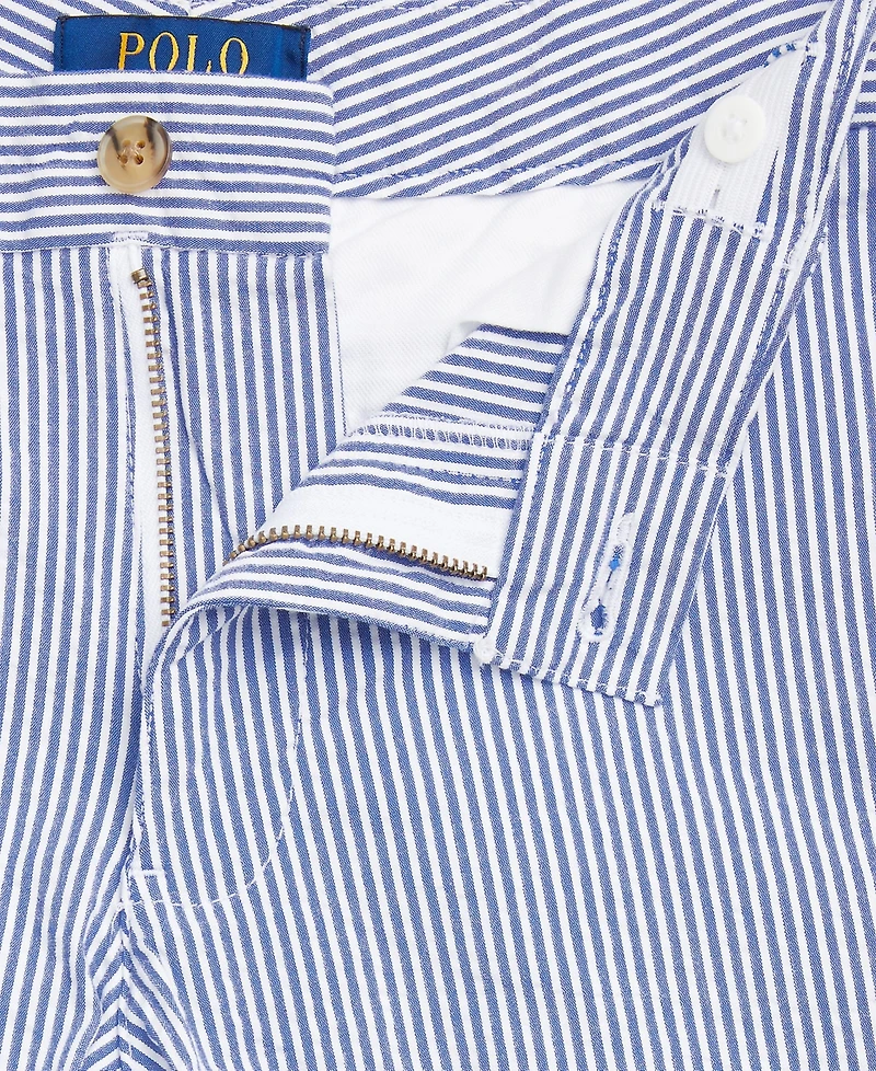 Polo Ralph Lauren Big Boys Stretch Seersucker Shorts
