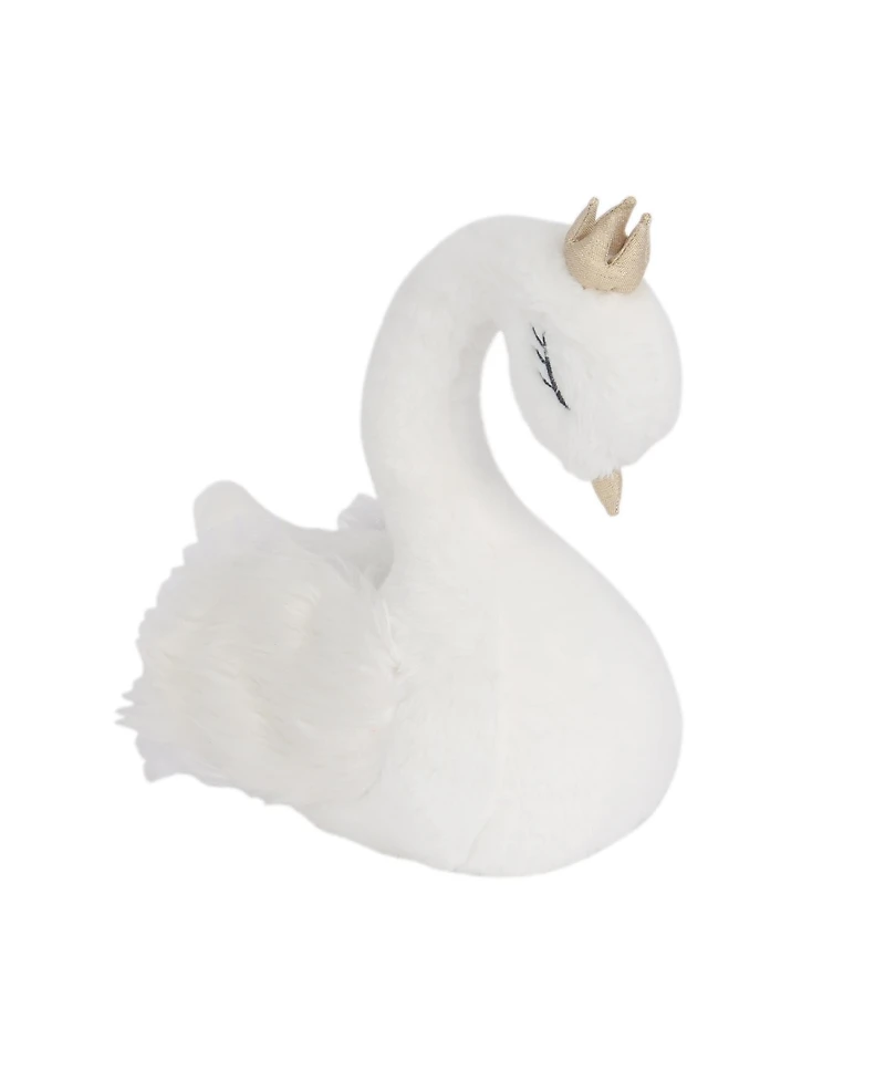 Lambs & Ivy Signature Swan Princess Plush White Stuffed Animal Toy - Princess