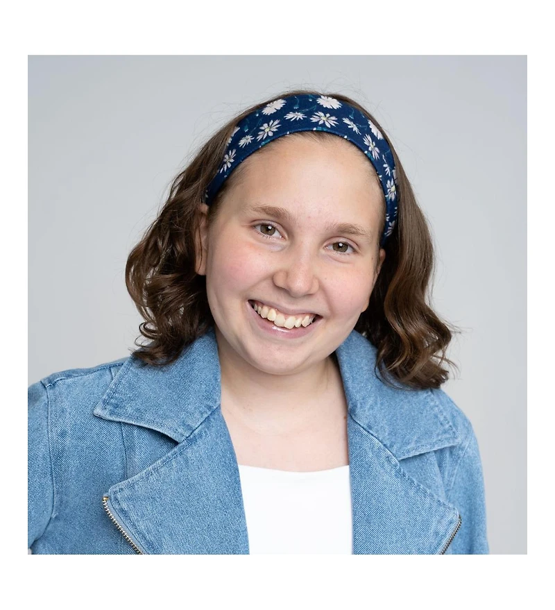 Ultra Soft Knotted Headband - Anna's Daisies Ties for Girls