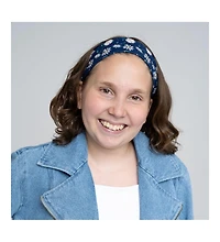 Ultra Soft Knotted Headband - Anna's Daisies Ties for Girls