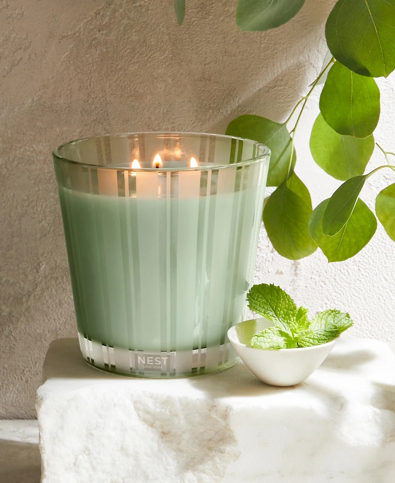 Nest New York Wild Mint & Eucalyptus 3-Wick Candle, 21.1 oz.