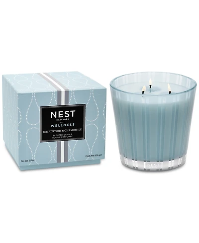 Nest New York Driftwood & Chamomile 3-Wick Candle, 21.1 oz.