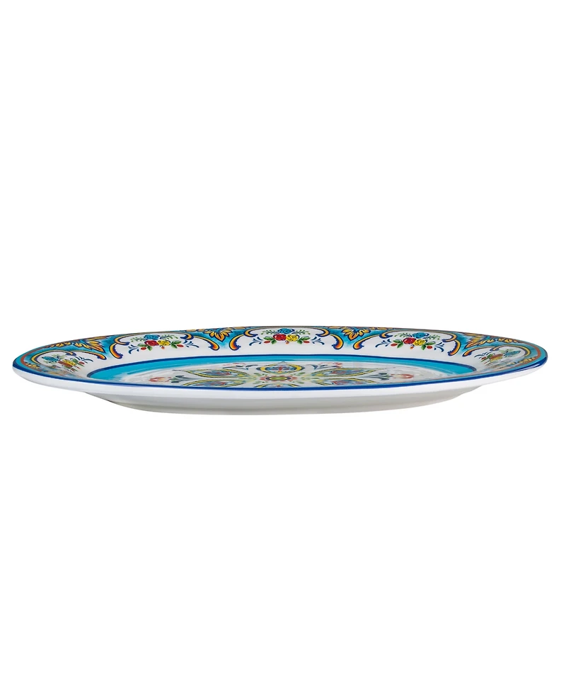 Euro Ceramica Zanzibar Oval Serving Platter